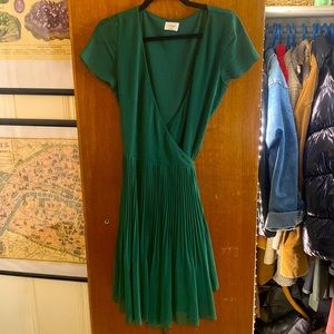 Wilfred Green Beaune Dress Short Sleeve